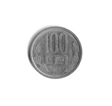 1994 Romania - 100 Lei - 461 - Nickel Plated Steel - 8.7g