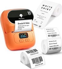 M110-2026 Label Printer, 3 Label Rolls Set, Upgraded Label Maker Machine