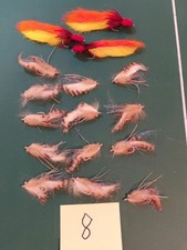 16 SALTWATER Flies Umpqua Bulk Lot Streamer Bead Eye
