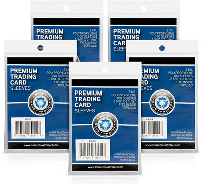 500 Premium Penny Sleeves   Ultra-Clear 2Mil Trading Card Protectors for Standar