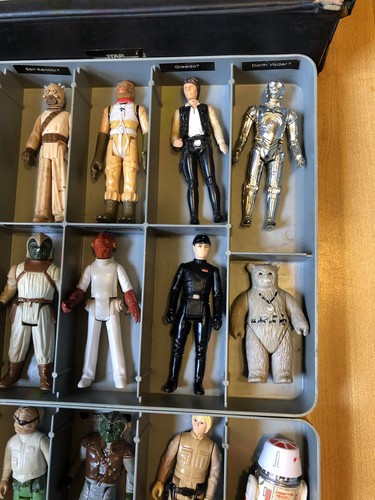 1977-1984 Vintage Star Wars 24 Different Action Figures W Carrying Case Original - Picture 5 of 16
