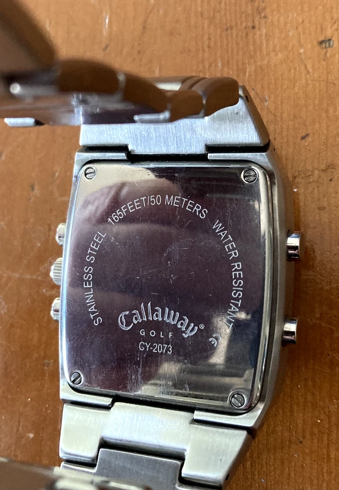 Reloj Callaway Golf CY-2073 Acero Inoxidable - Esfera Naranja - Analógico y Digital Foto 4 de 4