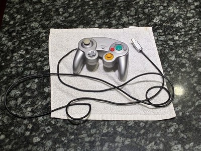 Nintendo GameCube Wired Controller Silver w/ Start/Pause Button