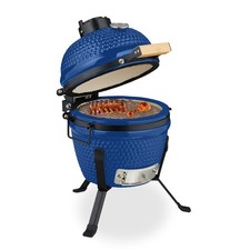 Barbacoa carbón kamado Barbacoa cerámica Parrilla carbón vegetal Parrilla grill
