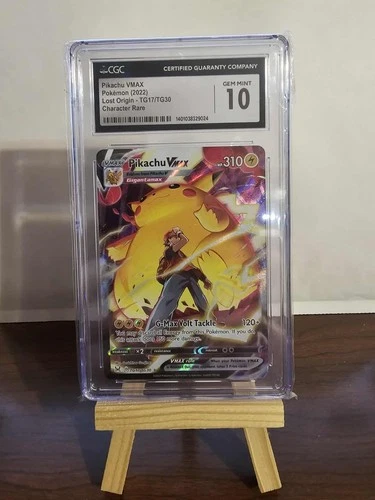 PIKACHU VMAX TG17/TG30 CGC 10 POKEMON