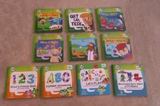 Lot of TEN Leap Frog Leap Start Spiral books Level 1 2 See photos desc