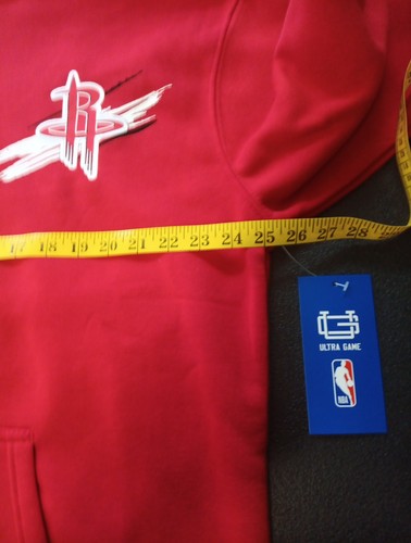 NBA Ultra game Houston Rockets Men's Red Pullover Hoodie size XL NWT - Picture 12 of 18