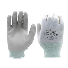 Work Gloves Nitrile Breathable High Dexterity Large 12 Pack SHOWA Atlas 370W