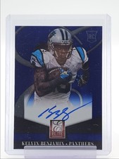 KELVIN BENJAMIN 2014 ELITE ROOKIE AUTOGRAPH FOOTBALL RC AUTO Q0933