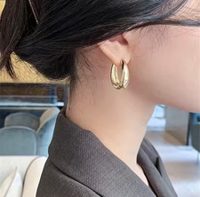 Fashion Metal Drop Earrings for Woman Vintage...