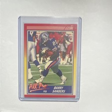 Score 1990 Barry Sanders All Pro Base Set Football Card #580 Detroit Lions NFL