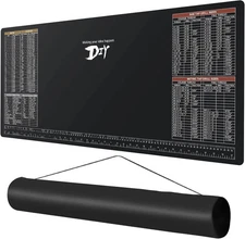 39.5”X18” DIY Worktable Mat Large Work Bench Workshop Workbench Black 