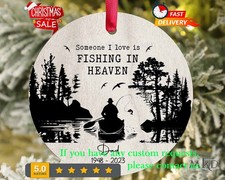 Memorial Ornament for Loss of Dad, Remembrance Ornament, Someone I Love Is Fi...