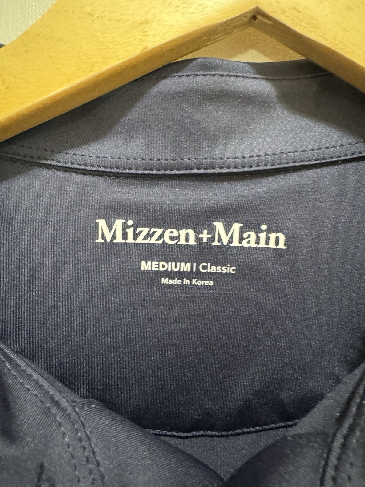 Mizzen Main Medium Classic Navy Versa SS Polo New With Tags Golf Dress Logo