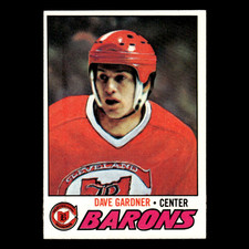 Dave Gardner #258 1977 Topps Cleveland Barons Hockey Card NHL EX