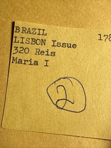 Brazil 1788 L 320R Fresh Back From NGC Lisbon Issue Maria 1 - Picture 4 of 10