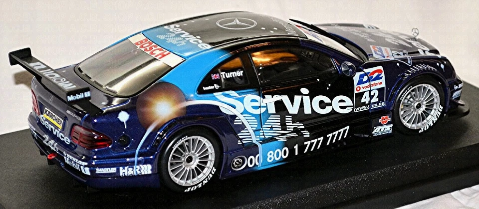 Mercedes Benz CLK-DTM 2001 #42 Turner 24h Servizio 1:18 Maisto 38888 - Immagine 4 di 4