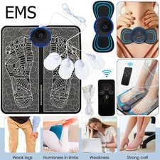 EMS Foot Massager Leg Electric Deep Reshaping Kneading Muscle Pain Relax Machine
