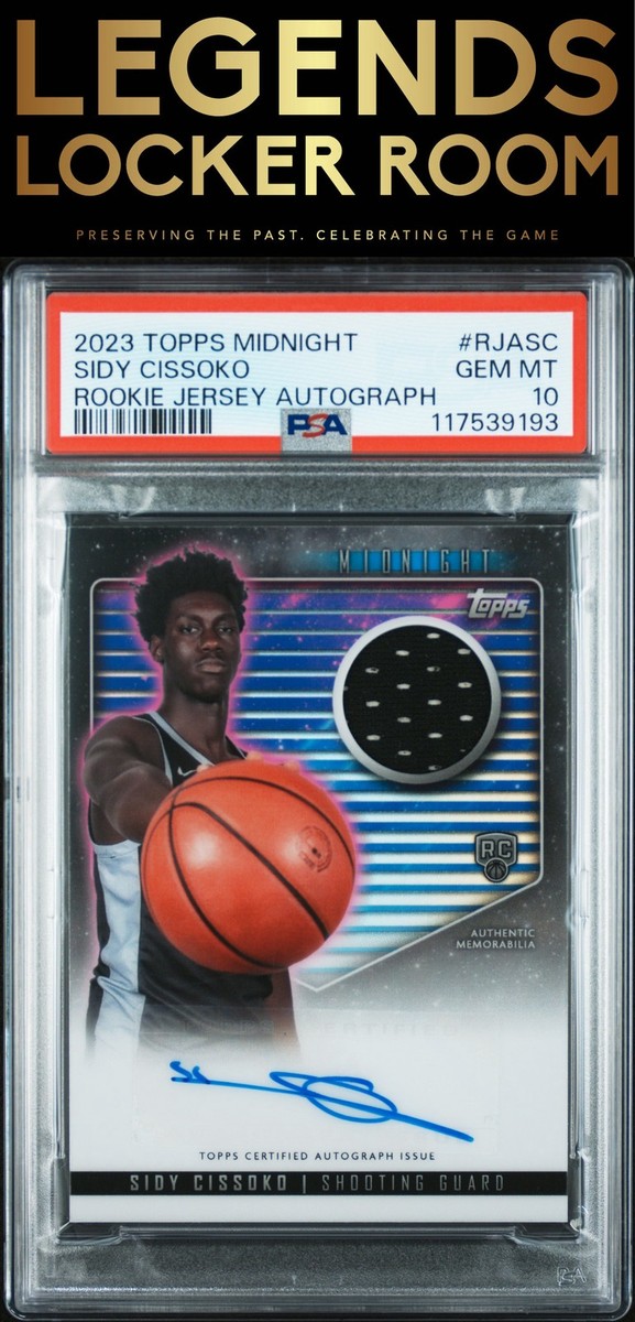 2023-24 Topps Midnight - Rookie Jersey Autographs Sidy Cissoko
