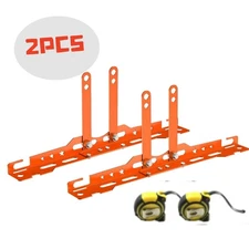 2x Wheel Toe Alignment Tool Plate Automotive Wheel Alignment Camber Tool Orange