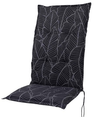 Auflage Hochlehner Prato 90919-700 anthrazit Blätter 122x54x7 cm Sun Garden