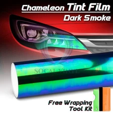 Headlight Neo Chrome Tint Dark Smoke Chameleon Taillight Film Fog Light Protect