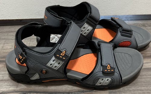 Hammerhead Cape Fear Gray Orange Men's Sandals Size 10M - Picture 3 of 14