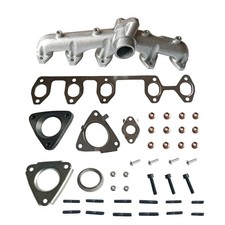 Abgaskrümmer Krümmer für VW Multivan V Touareg Transporter V Bus T5 2.5 TDI