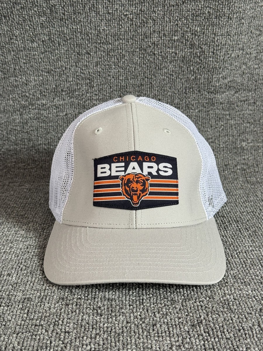 '47 Brand Chicago Bears Trucker Snapback White Mesh Back Hat One Size