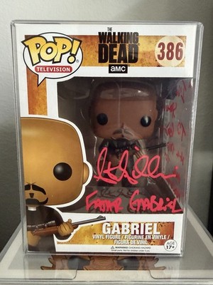 Seth Gilliam Signed  Gabriel  TWD Funko W/ CN & Quote- SWAU COA