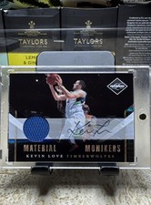 2010-11 Panini Limited - Material Monikers Kevin Love 33/99 Patch Auto