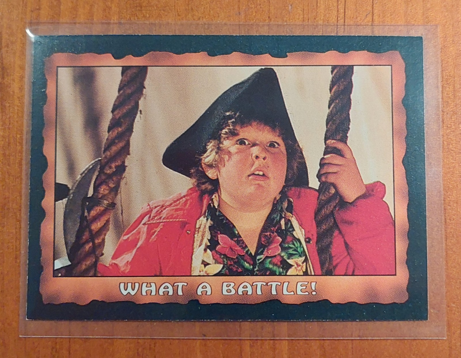 1985 TOPPS GOONIES CARD #62 WHAT A BATTLE - CHUNK MINTY FROM VENDING ...