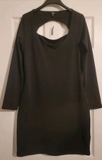 Express Contour Body Con Cutout Dress BLACK  NWT   L