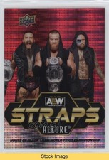 2024 Upper Deck Allure AEW Straps Red Pulsar Malakai Black Brody King READ 2zq