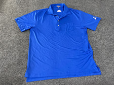 Peter Millar Polo Shirt Mens 2XL summer comfort blue Golf Performance stretch