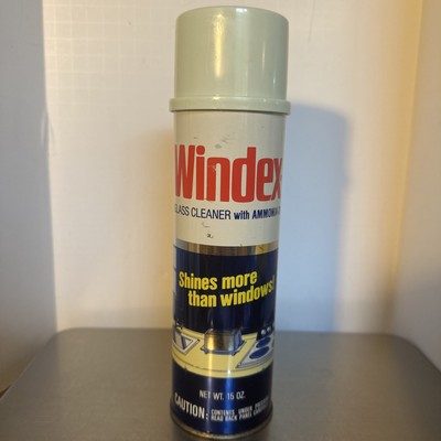 Vintage Windex 1979 Ammonia Drackett Spray Bottle Can Glass Cleaner