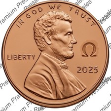 2025 P D Lincoln Penny Cent OMEGA Counterstamp IN STOCK