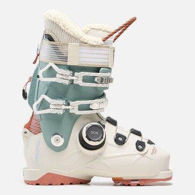 Women's ROSSIGNOL Alltrack 80 BOA GW Ski Boots BEIGE/TEAL #RBO3310