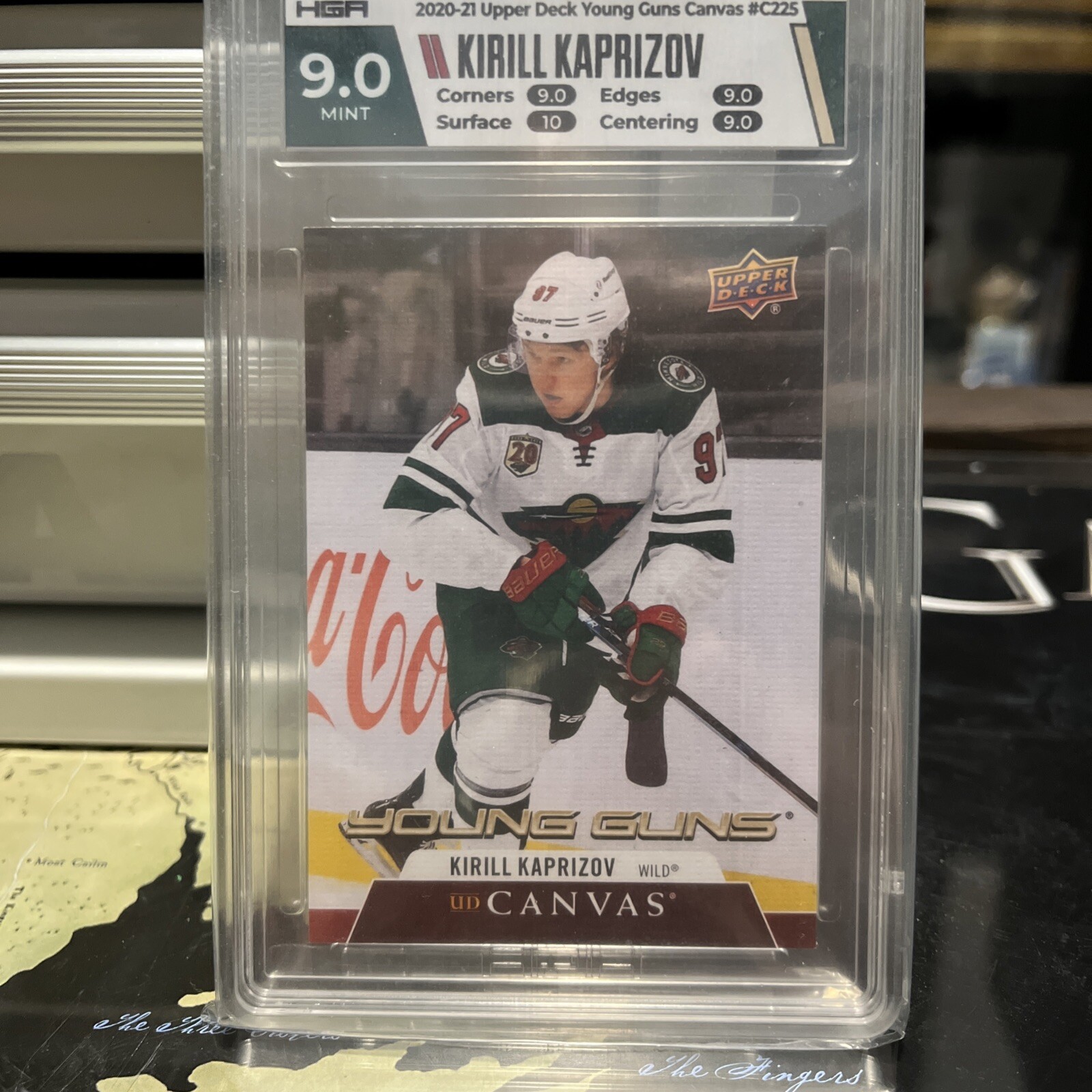 2020-21 Upper Deck Kirill Kaprizov UD Canvas Young Guns RC #C225