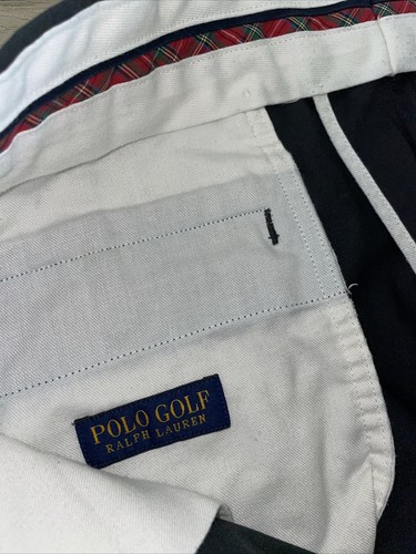 Polo Golf Ralph Lauren Herrenhose 34 x 32 anthrazit flache Vorderseite klassische Passform adrett - Bild 2 von 4