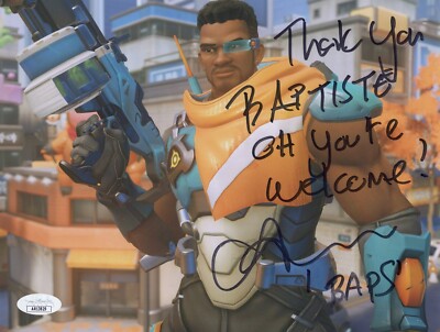 BENZ ANTOINE Hand Signed OVERWATCH 8x10 BAPTISTE Photo Autograph JSA ...