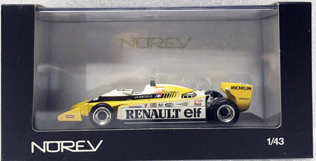 1979 Renault RS11 #15 J-P.Jabouille（FRA） NOREV 1/43 RENAULT F1 RS11 #15 GP DIJON 1979 J-P.JABOUILLE