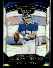 Kyle Lauletta 2018 Panini Select #RS-22 Rookie Selections Prizm Silver Giants