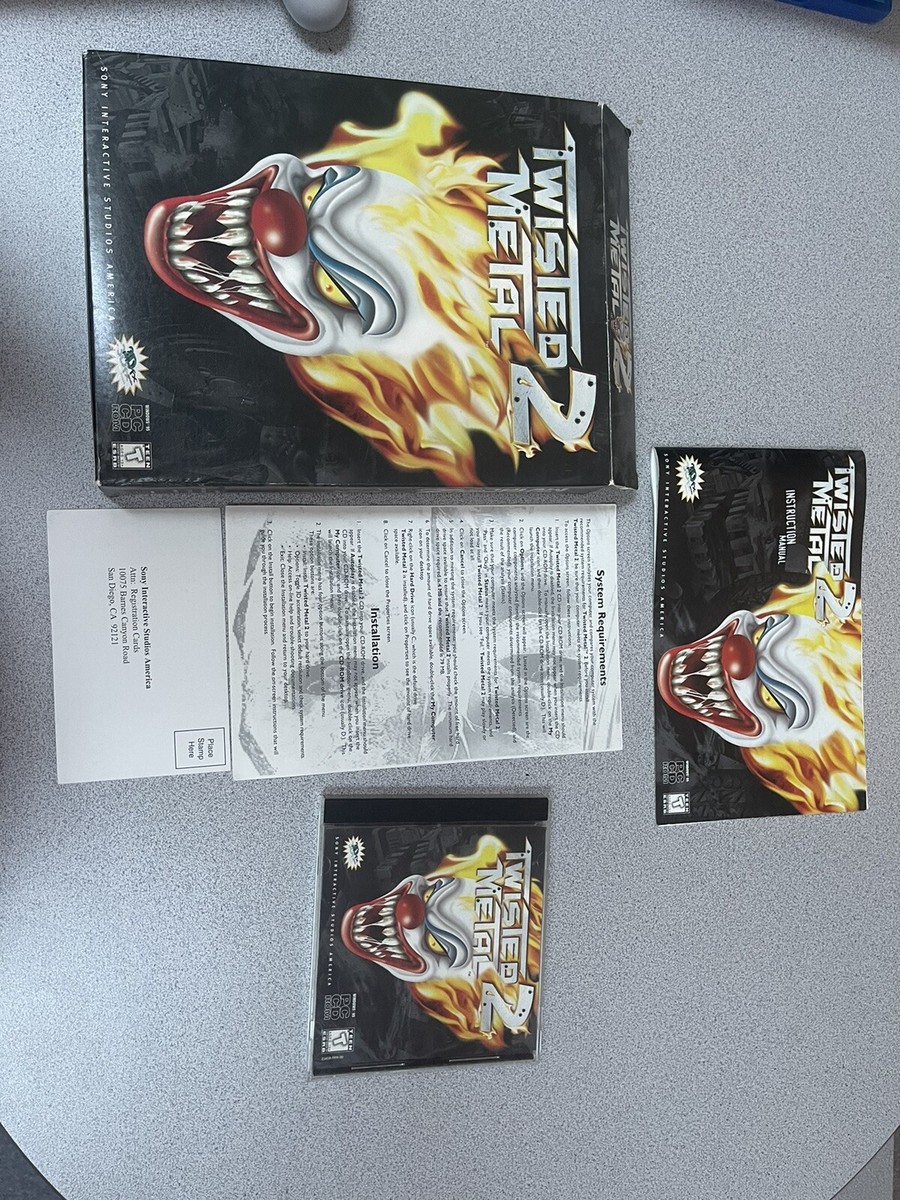Twisted Metal 2 PC Big Box and Manual CIB | eBay