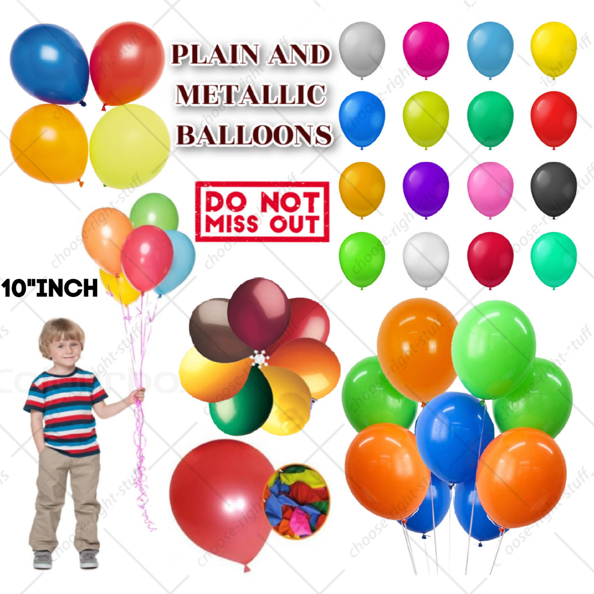 5000 X GLOBOS AL POR MAYOR Látex PRECIO A GRANEL LOTE DE TRABAJO Calidad Cualquier Ocasión Globos