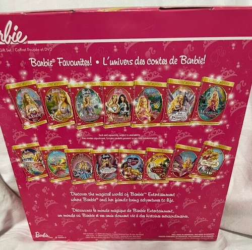 2009 Barbie Princess and the Pauper Anneliese Doll & DVD Fairytale Collection - Imagen 2 de 2