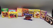 Vintage Grocery Shopping Food Play Kitchen lot 10 boxes B10
