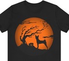 Basenji Dog Halloween Shirt Gift Mom or Dad Black Unisex Basenji T-Shirt Holiday