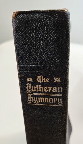 The Lutheran Hymnary Collection of Hymns 1935 Vintage Hymnal Book Leather Cover - Picture 2 of 16