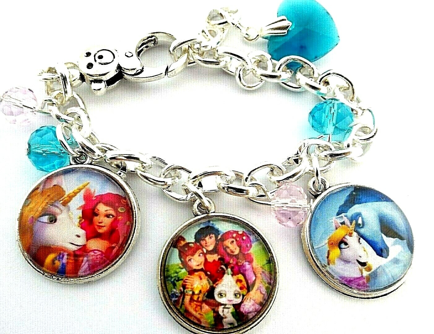 Le Vrai Bracelet De Mia Et Moi BRACELET ARGENT LICORNE MIA ET MOI 6 À 8 ANS PRINCESSE BOITE CADEAU FÊTE  D'ANNIVERSAIRE | eBay